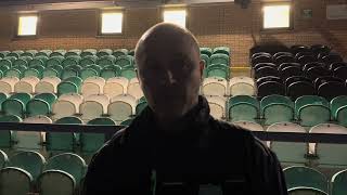 Nantwich Town 01 Newcastle Town  Paul Carden postmatch interview [upl. by Chara666]