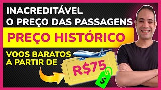 R75 A PASSAGEM DE AVIÃO INACREDITÁVEL MELHOR PREÇO HISTÓRICO CORRE [upl. by Dylan722]