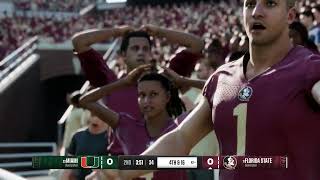 EA College Football 25  CFT 25  Round 5  Miami FL VS Florida State [upl. by Atat]