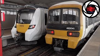 Trains at London Blackfriars TLC  27102023 [upl. by Launce]