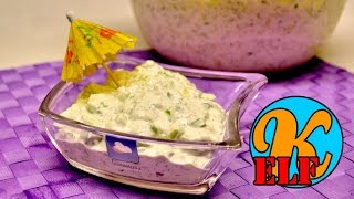 Tzatziki selber machen  Griechischer Gurkensalat  Beilage  Grillen  KanalELF Rezept 75 [upl. by Notwal]