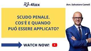 SCUDO PENALE COSÈ E QUANDO SI APPLICA [upl. by Hulton]