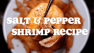 Salt amp Pepper Shrimp recipe🍤  Chinese New Year series [upl. by Nylicaj]