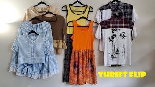 THRIFT FLIP Restyling amp Combining Thrifted Clothes [upl. by Tiphany279]