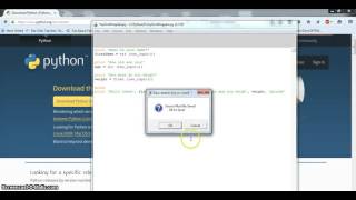 Python Lesson 1 Input Output and variables [upl. by Accisej]