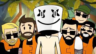 Marshmello Ft A Day To Remember  Rescue Me Official Lyric Video [upl. by Lenoil]