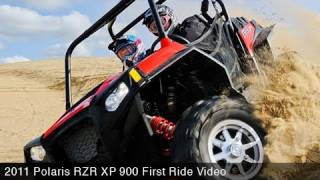 MotoUSA 2011 Polaris RZR XP 900 First Ride [upl. by Anitsyrk278]