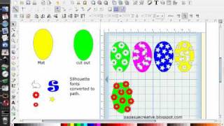 Make Cutouts in Objects  Inkscape 047 for Digital Cutters [upl. by Isabelita]