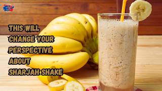 Secrets of the Famous Sharjah Shake Recipe  Banana Milkshake [upl. by Joellen491]