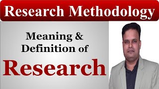 research definition  research methodology  research aptitude ugc net research methodology lecture [upl. by Angelique668]