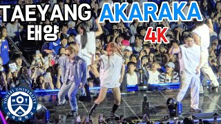 TAEYANG 태양  2024 연세대학교 아카라카 풀영상 직캠 FULL VIDEO FANCAM 4K 240525 [upl. by Atoiyanap]