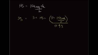 10minute Rounds Hyponatremia Calculating amount of 3 saline administered [upl. by Yaniv344]