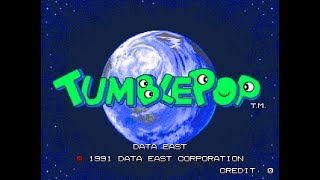 Tumble Pop Arcade Game 1991  Gameplay  All Bosses  Longplay On NAME Rom  OST  Review [upl. by Hardner748]