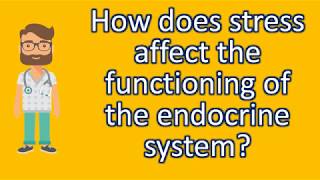 How does stress affect the functioning of the endocrine system  Mostly Asked Health Questions amp An [upl. by Ocsicnarf]