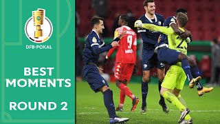 Penalty Craziness amp Insane Goals  Best Moments of the 2nd Round in the DFBPokal [upl. by Ellimak]