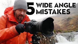 5 WIDE ANGLE photography MISTAKES I see all the time [upl. by Olleina]