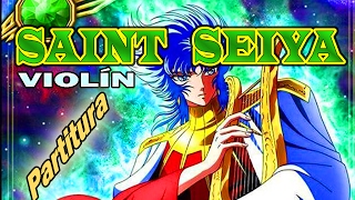 SAINT SEIYA  🎻Abel arp  🎶VIOLIN PARTITURA [upl. by Ela486]