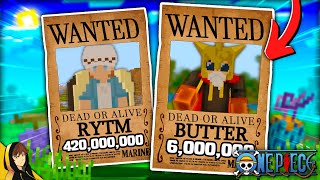 The HIGHEST BOUNTYS in ONE PIECE Race  Minecraft Bedrock Edition [upl. by Isacco609]