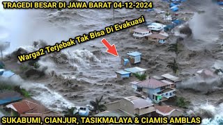 JABAR TAK BERKUTIK  BANJIR SEMAKIN PARAH amp MELUAS LAHAP 4 KABUPATEN HARI INI [upl. by Aicella]