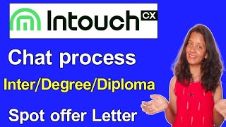 In touch CX chat process jobs in telugu [upl. by Morrissey861]