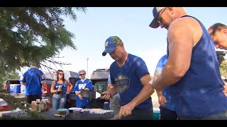 Winnipeg Blue Bomber fans tailgate before home opener [upl. by Deragon]