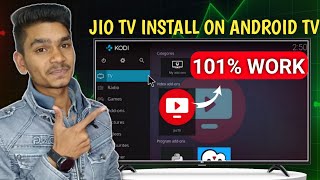 Install Jio TV App on Android TV  Jio Tv Smart Tv Me Kaise Chalaye  Install Jio TV in Smart TV [upl. by Emylee61]