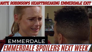 Jurell Carter Opens Up About Nate Robinsons Devastating and Unforgiving Emmerdale Exit Emmerdale [upl. by Anaeerb18]