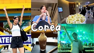 Corea Vlog  WATERBOMB SEOUL 🧖🏻‍♀️💦 CINE en Corea🍿 COMIDA y más [upl. by Yoko]