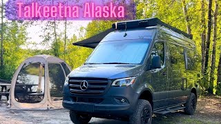 Camping at Talkeetna  Van Life Alaska [upl. by Hauger]