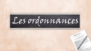 Quest ce quune ordonnance Normes E04 [upl. by Chancellor]