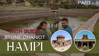 Hampi With Guide  Stone Chariot  Vijaya Vittala Temple kannada kannadarajyothsava [upl. by Irpak630]