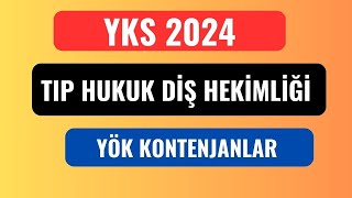 YKS 2024 Tıp Diş Hekimliği Hukuk Sıralamaları YÖKÜN Kararıyla Değişir Mi [upl. by Naruq]