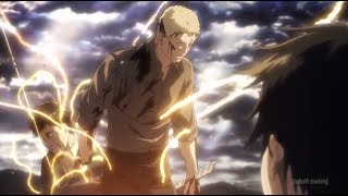 Attack on Titan Bertholdt Reiner Reveal Armored Colossal Titan English Dubbed [upl. by Pippy]