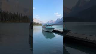 How to get to Spirit Island in Jasper National Park Would you canoe 18 miles to this place [upl. by Boyce]