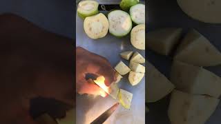 Aamba sadeko  guava cuttingfood cuttingskills [upl. by Kaye]