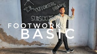 tricky basic step footwork tutorial 😱🤯 [upl. by Evvy235]