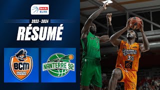 Gravelines Dunkerque vs Nanterre  Résumé 20232024  LNB Officiel [upl. by Aicire803]