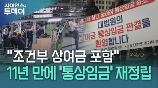 11년 만에 통상임금 재정립quot조건부 상여금 포함quot  YTN 사이언스 [upl. by Pet308]