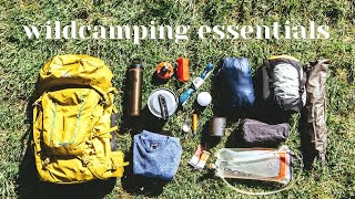 10 Wildcamping Essentials [upl. by Tivad]