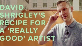 DAVID SHRIGLEYS RECIPE FOR A REALLY GOOD ARTIST [upl. by Swenson]