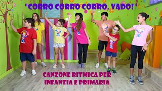 Canzone ritmica sulla daily routine per i bambini dellinfanzia e della primariaquotCorro corroquot [upl. by Lilaj]