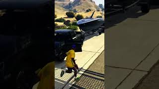 Barco que fica no reboque do carro é usável no gtav [upl. by Fabron816]