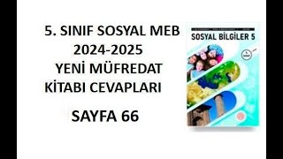 5 Sınıf Sosyal Bilgiler Ders Kitabı Cevapları Sayfa 66 Meb 20242025 [upl. by Barbette]