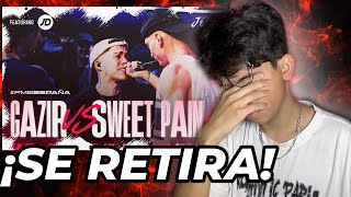 SWEET PAIN se RETIRA  GAZIR VS SWEET PAIN FMSESPAÑA J1  REACCIÓN [upl. by Leksehc]