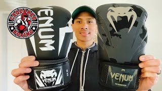 Venum Elite VS Venum Impact Boxing Gloves COMPARISON REVIEW [upl. by Edelman]