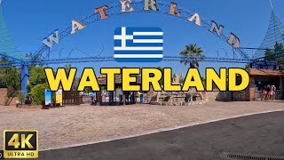 Exploring Aqua Park Waterland in Greece 2023  HD 1080p [upl. by Dabbs646]