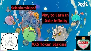 Axie Infinity How to Earn Money P2E Explained [upl. by Nnayllas]