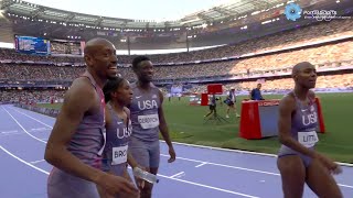 USA Mixed 4x400m World Record 2024 Paris Olympics olympics2024 athletics parisolympics2024 [upl. by Machute]