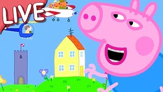 🔴 Giant Peppa Pig and George Pig LIVE FULL EPISODES 24 Hour Livestream [upl. by Essilrahc]