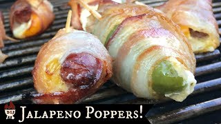 Bacon Wrapped Jalapeno Poppers 🌶 [upl. by Nodnek609]